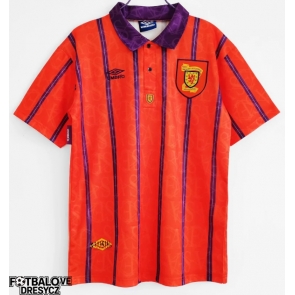 Skotsko 1994 Retro Venkovní Dres Krátký Rukáv Skotsko 1994 Retro Venkovní Dres Krátký Rukáv
